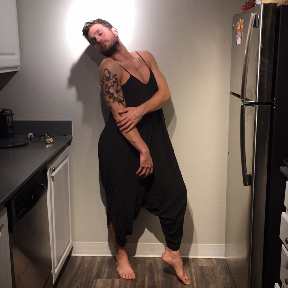 Urban Outfitters Baggy jumpsuit, dark olive green